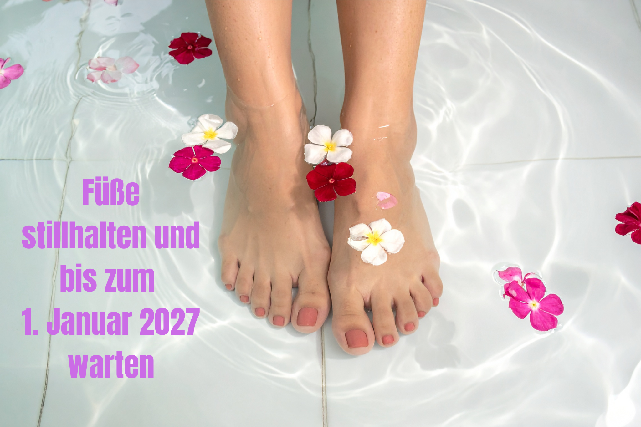 Füße stillhalten